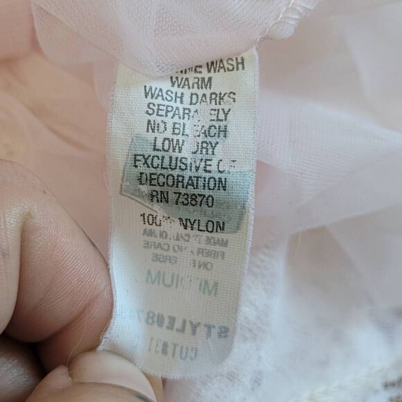 Vintage Tosca of California medium lace bodysuit teddy lingerie pastel coquette - Picture 13 of 13